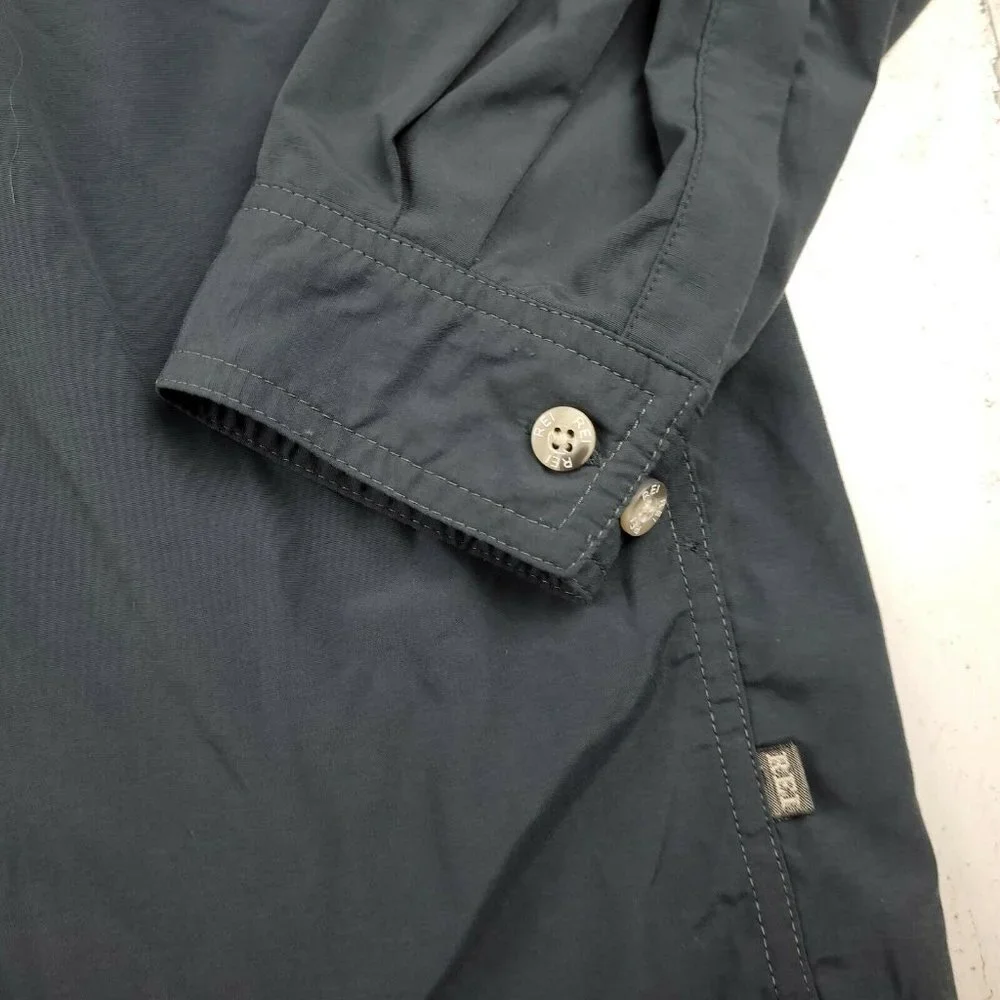 REI UPF 50+ Gray Check Coolplus Long Sleeve Hiking Fishing Outdoor Shirt - Picture 4 of 11